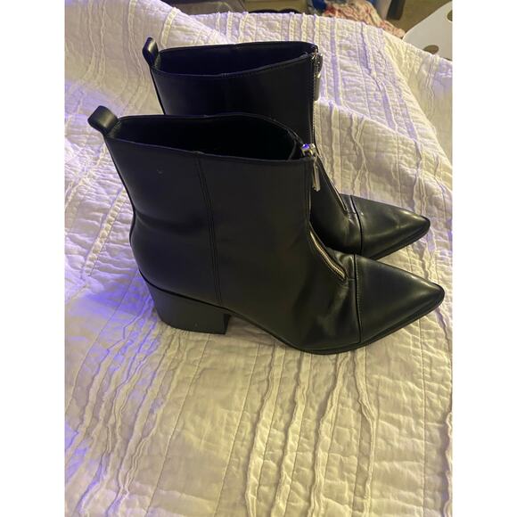 Just Fab dory zip pointed bootie 9 - Picture 6 of 7